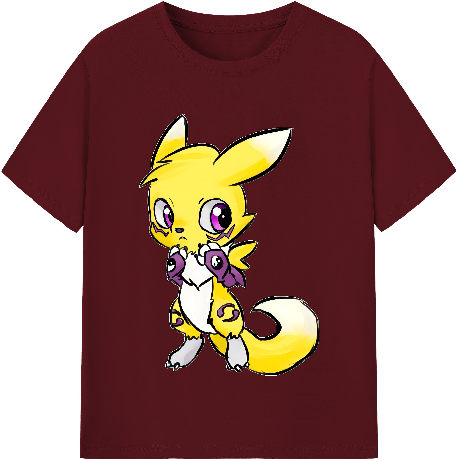 （画像用） Digimon デジタルモンスター/デジモン 綿100％半袖Tシャツ（フロントプリント）
